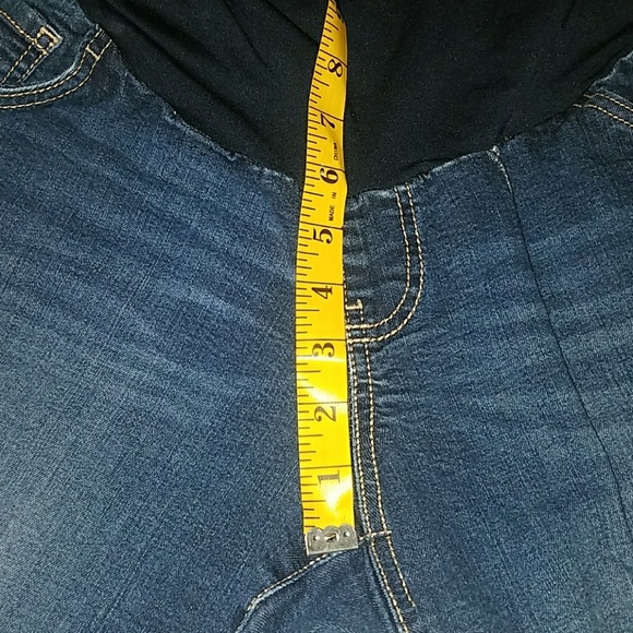 Indigo Blue Maternity Blue Stretch Elastic X-Large - Picture 6 of 8